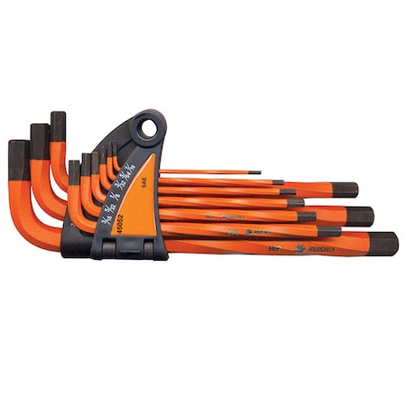 Mayhew HEX KEY SET SAE HD TWISTED  9pc MY45052